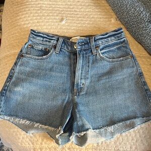 Abercrombie & Fitch Denim Blue Women's Shorts